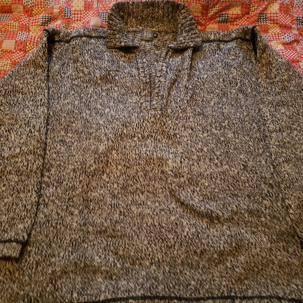 Big Star vintage 1/4 zip sweater